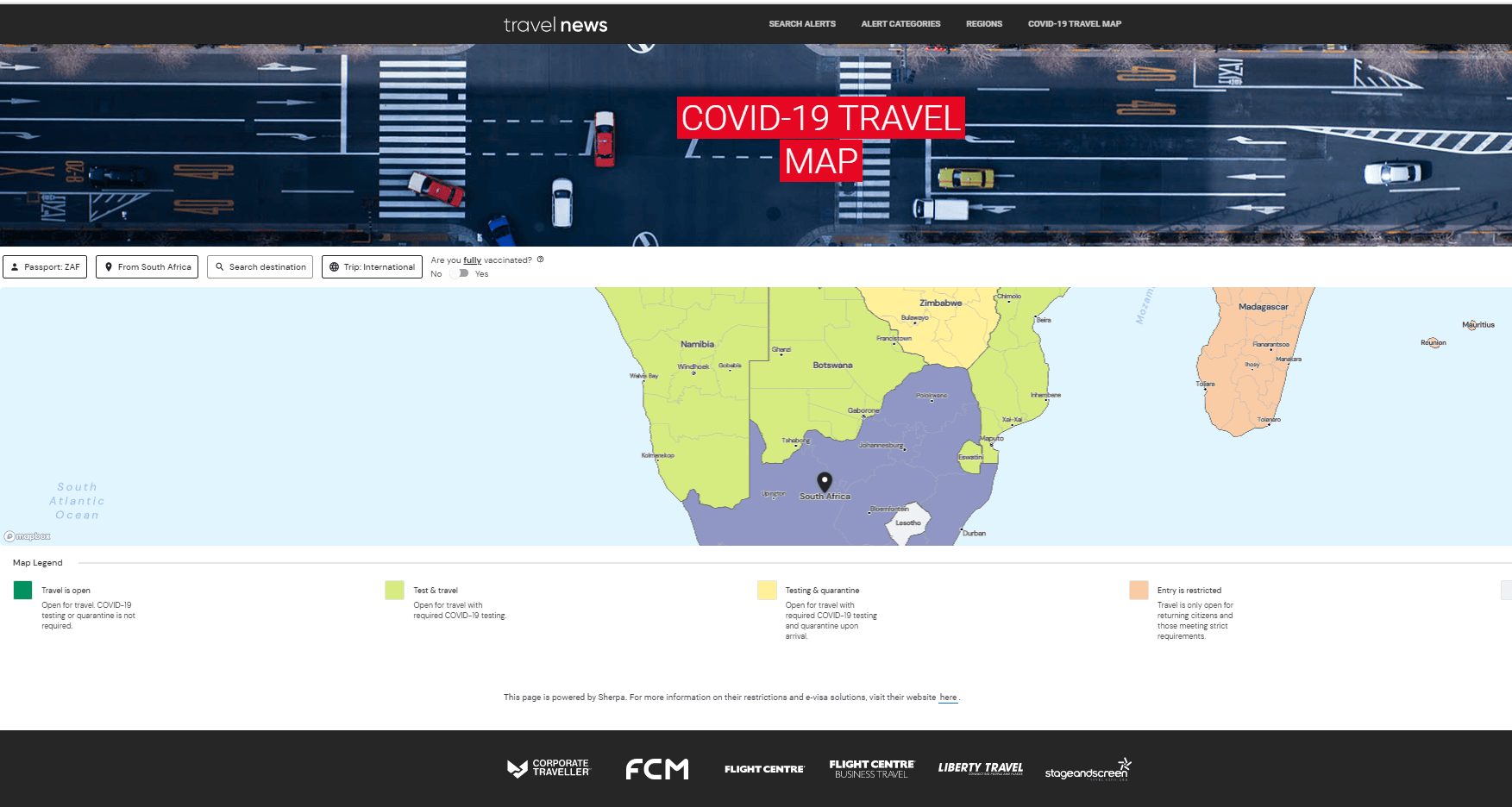 I’m vaccinated. Now what are my travel options? 1 FCTG COVID 19 Travel Map 1
