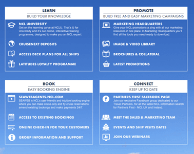 NCL offers SA Travel Agents the chance to Learn, Promote, Book and Connect with enhanced trade portal 1 Norwegian Central